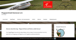 Desktop Screenshot of flugsportclub.com